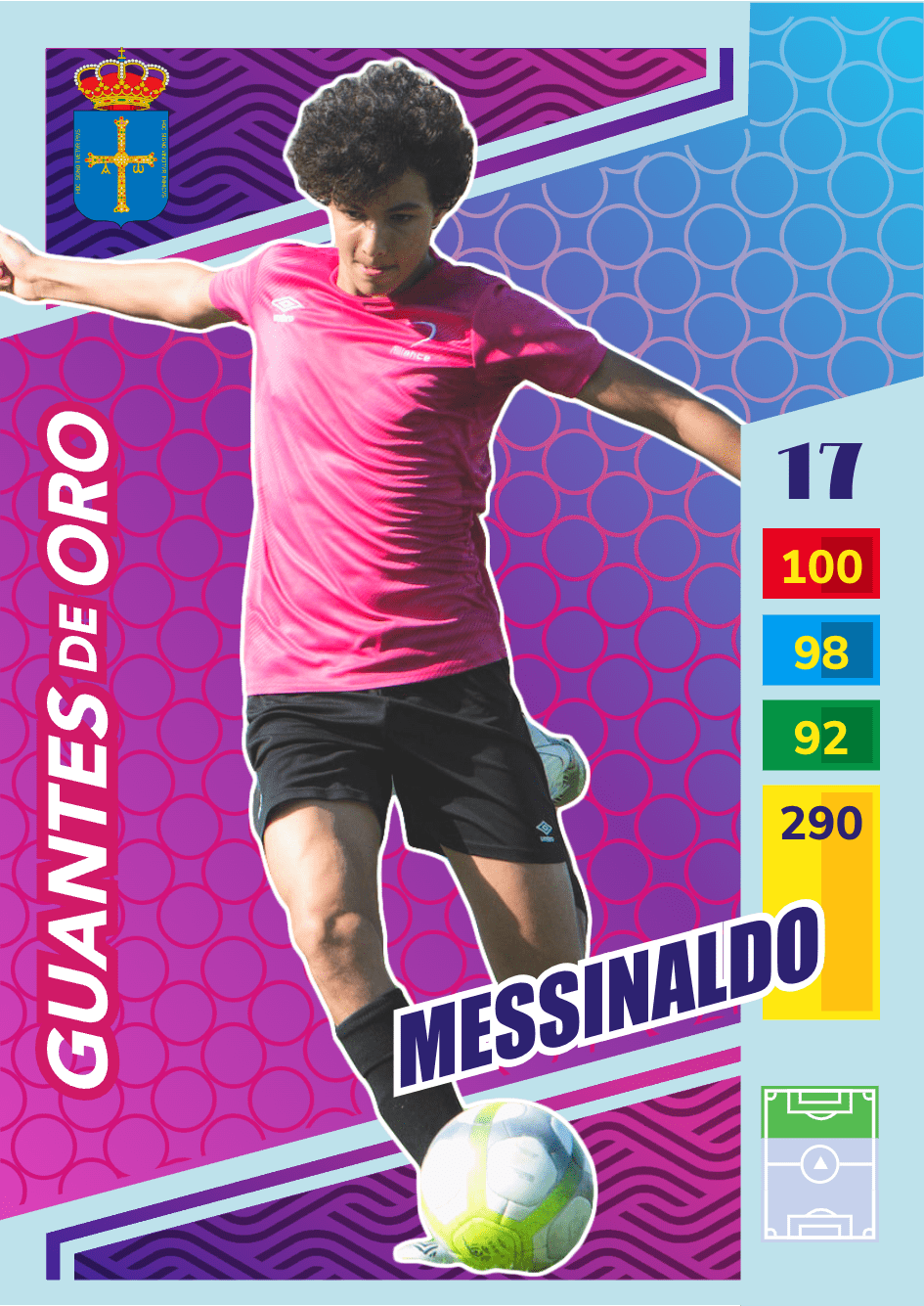 Crea tu propia carta de futbol