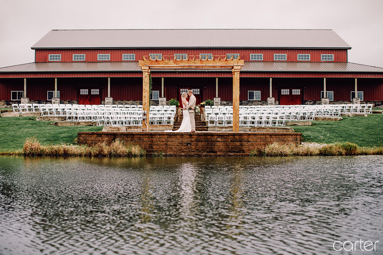 Derrick & Chelsea’s Barn on the Ridge Wedding Pictures Carter