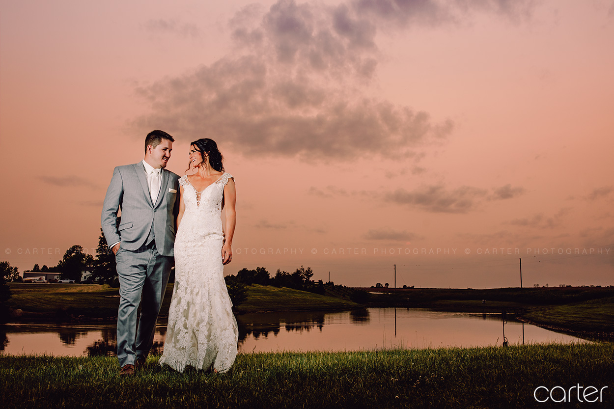 Jacob & Kensley’s Myers Tree Farm Wedding Pictures Carter Photography