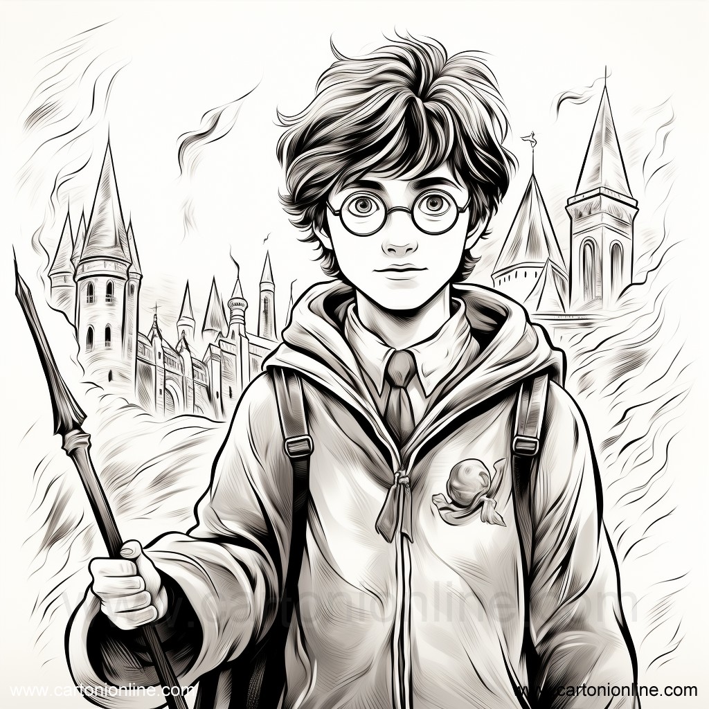 Harry Potter 09 coloring page
