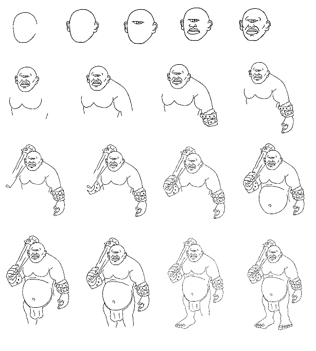 Cartoon Critters learn to draw lessons