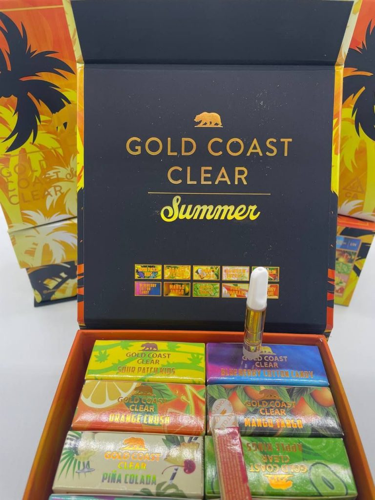 Buy Gold Coast Clear Carts Gold Coast Clear Carts Gold Coast Disposable Carts