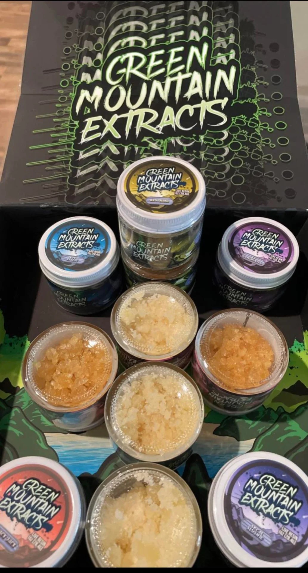 Green Mountain Extracts Wax Green Mountain Live Resin Baller Jar