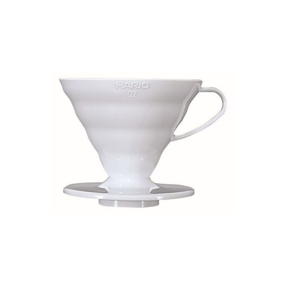 Hario Coffee Dripper V60 01 White Plastic Cartwright Coffee