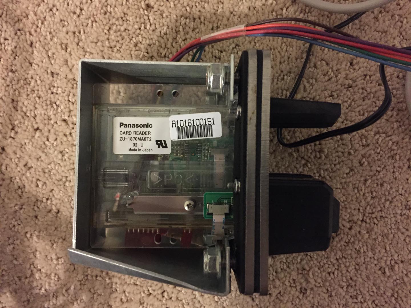 2081 Unitec Wash Select II Panasonic Credit Card Reader and