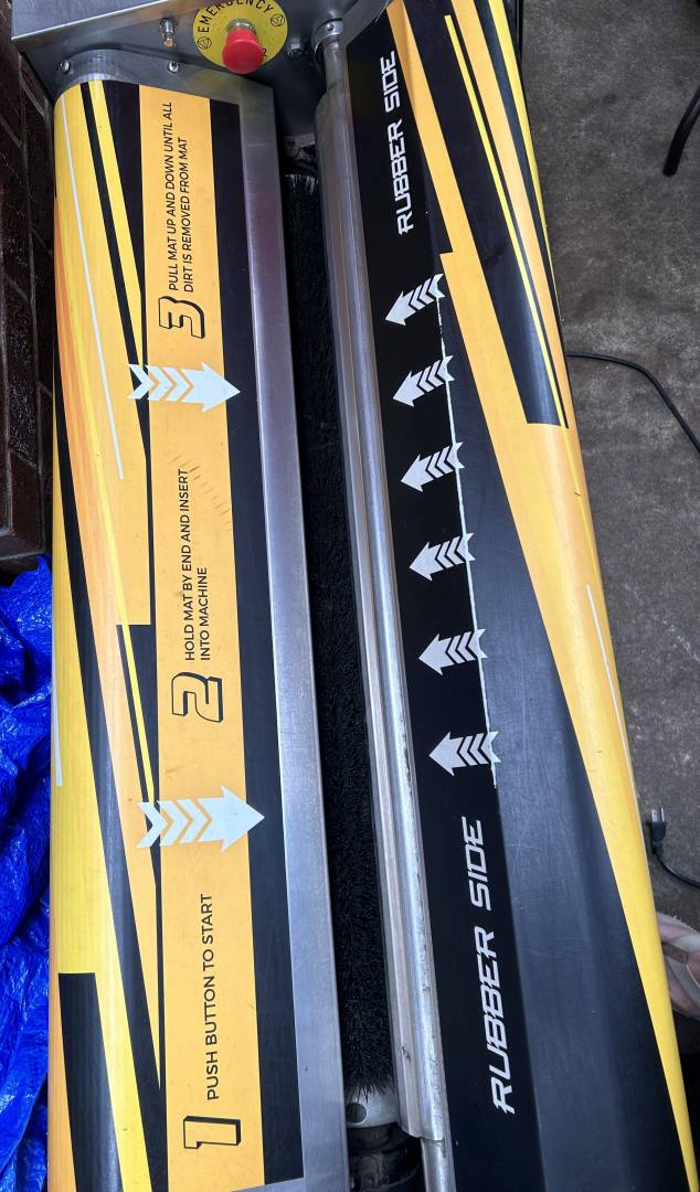 4453 Dralco Rug Beater JB386683AG Self Service Car Wash Rug