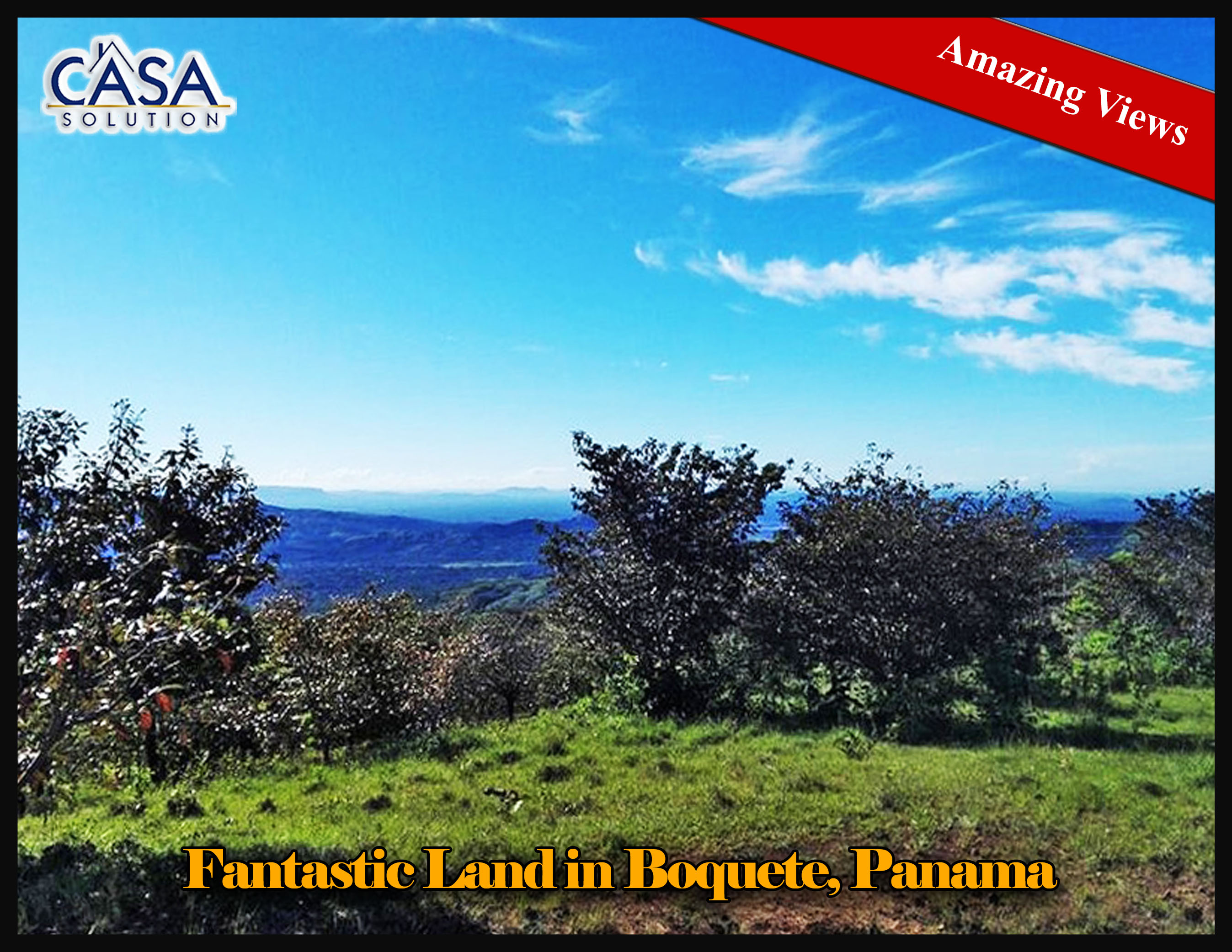 Under Contract Fantastic View Land for Sale in Boquete, Panama
