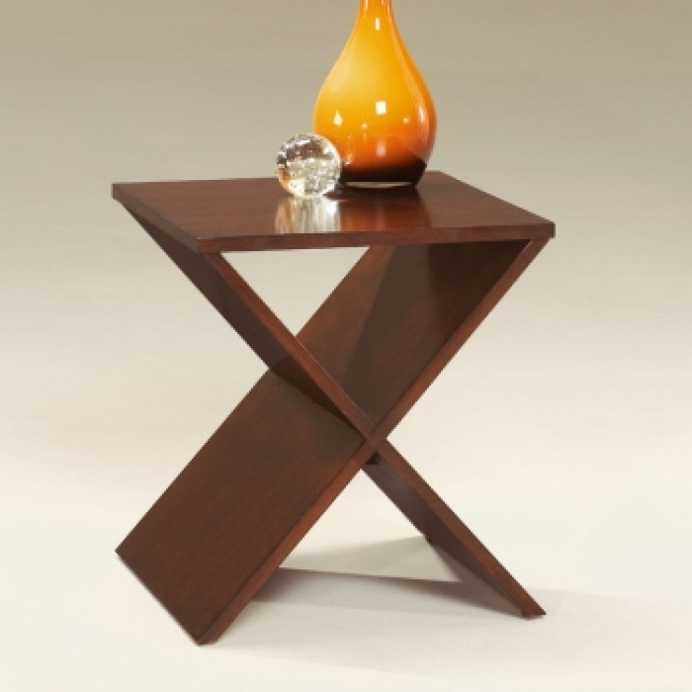 Diagonal side table, teak wood sidetables by casa teak Malaysia