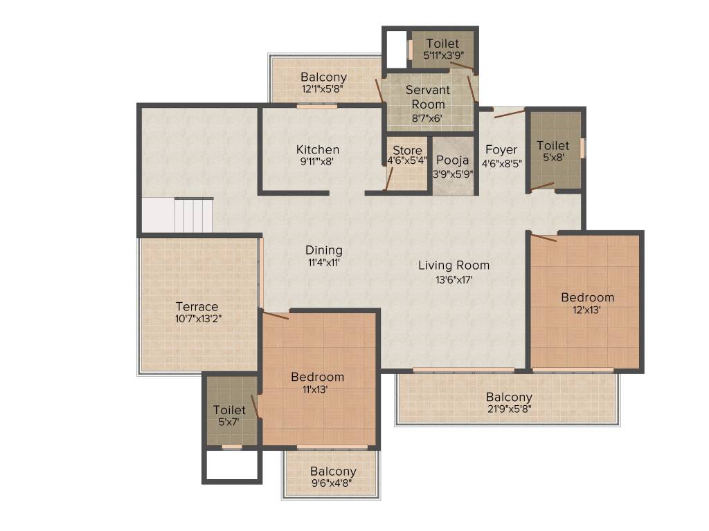 Homeland Heights 3BHK 4BHK 5BHK Flats in Mohali 9041904139