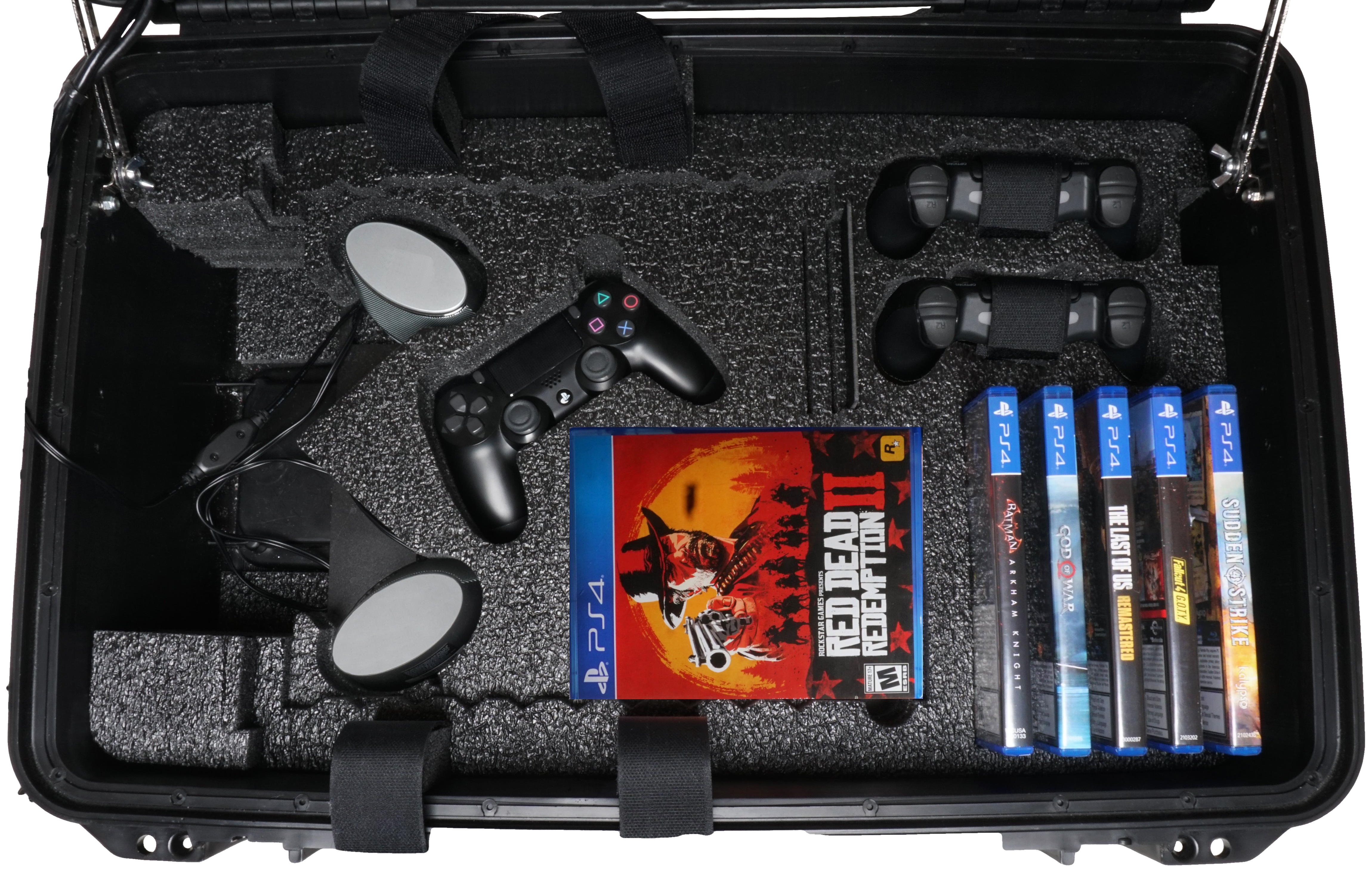 PlayStation 4 / PS4 Slim / PS4 Pro Portable Gaming Station with Built