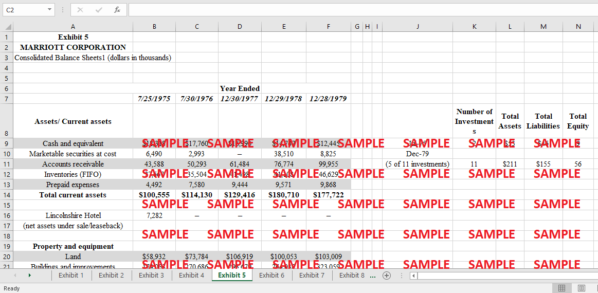 Marriott Corporation The Cost of Capital Case Study Solution and Case