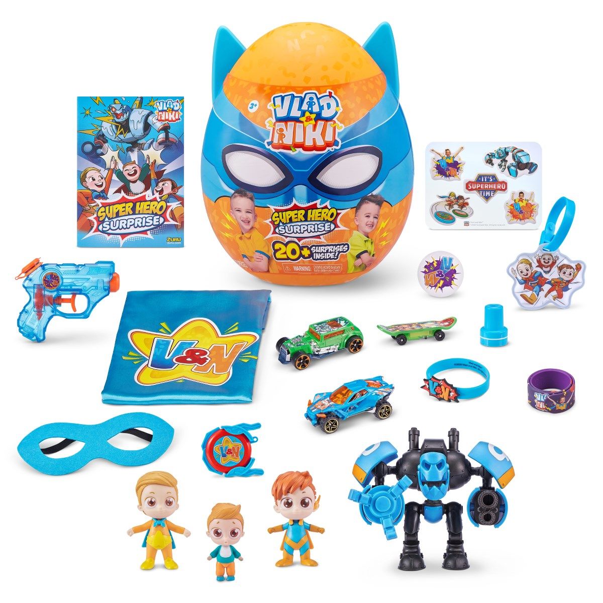 Vlad & Niki Superhero Surprise Egg Assorted Toys Casey's Toys