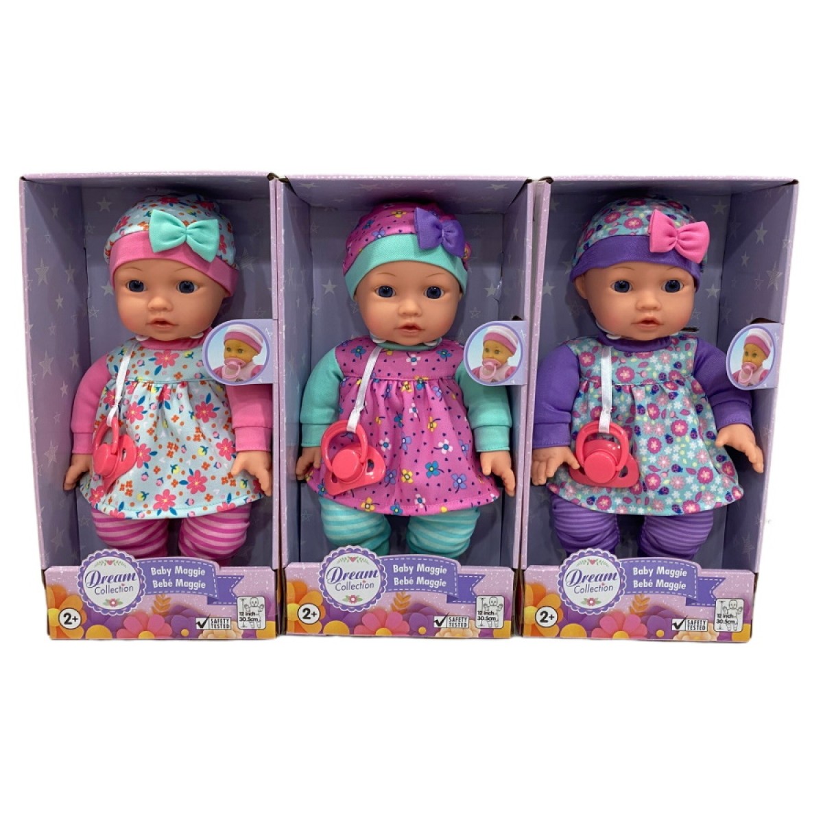 Dream Collection Baby Maggie Doll 12 Inch Assorted Dolls, Pets, Prams