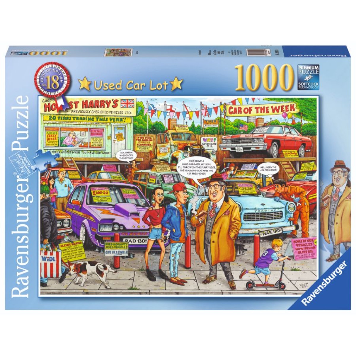 Ravensburger Puzzle 1000 Piece Used Car Lot Toys Casey's Toys