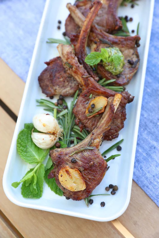 Grilled Lollipop Lamb Chops with Chef Lynn Michelle Cassandra's Kitchen