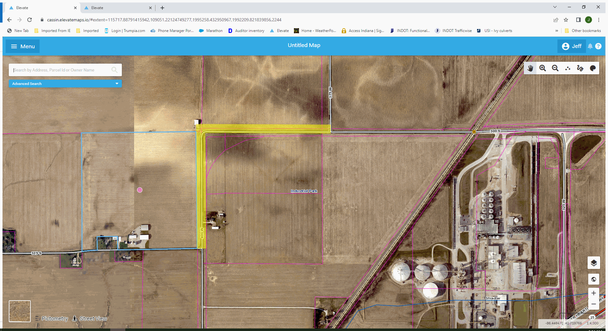 ROAD CLOSURE Cass County Roads 300S and 400W from 325S to 375W week of