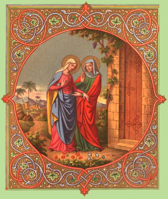Les Cahiers de Cassiciacum Visitation de la Sainte Vierge Marie à sa