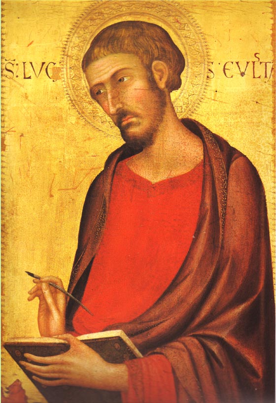 ICONOGRAPHIE CHRÉTIENNE Saint LUC, ÉVANGÉLISTE