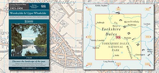 Revised New Series 98 Wensleydale & Upper Wharfedale Cassini Maps Shopping Cart