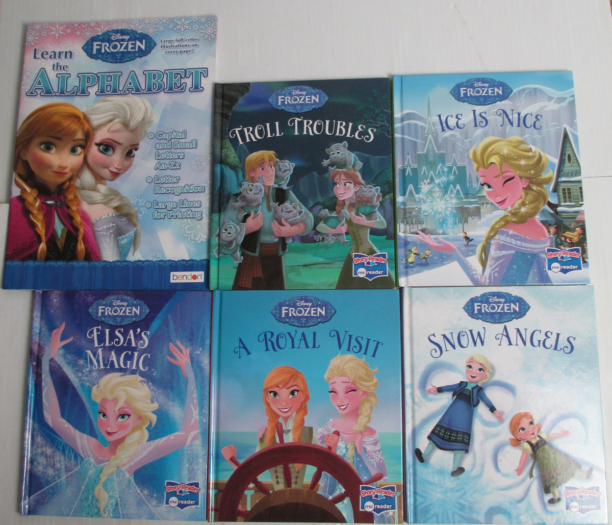 Frozen lot of 7 books Me Reader Storybook Collection etc eBay