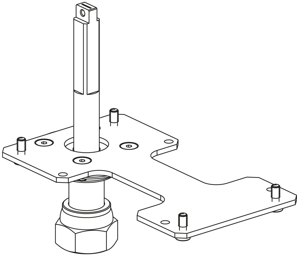 Valve/actuator adapters, POLYHEDRA, CLASSIC and GO GREEN lines Castel