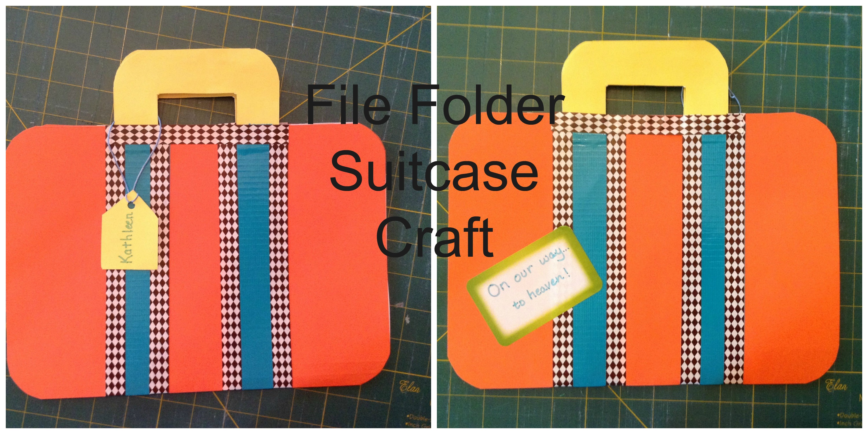 File Folder Suitcase Craft Casting My Net