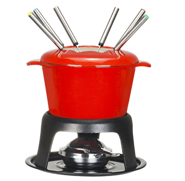 Cast Iron Fondue Set