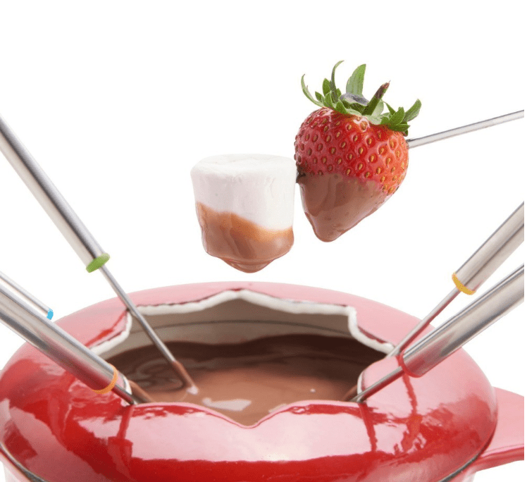 Cast Iron Fondue Set