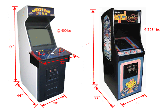 Arcade game / pinball machine dimensions Castle Classic Arcade Arcade game / pinball machine dimensions Castle Classic Arcade