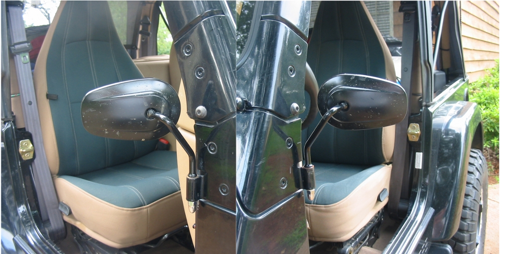 Harley davidson mirrors jeep