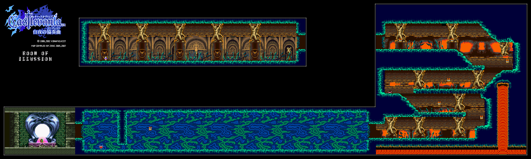 Castlevania Harmony of Dissonance Maps Castlevania