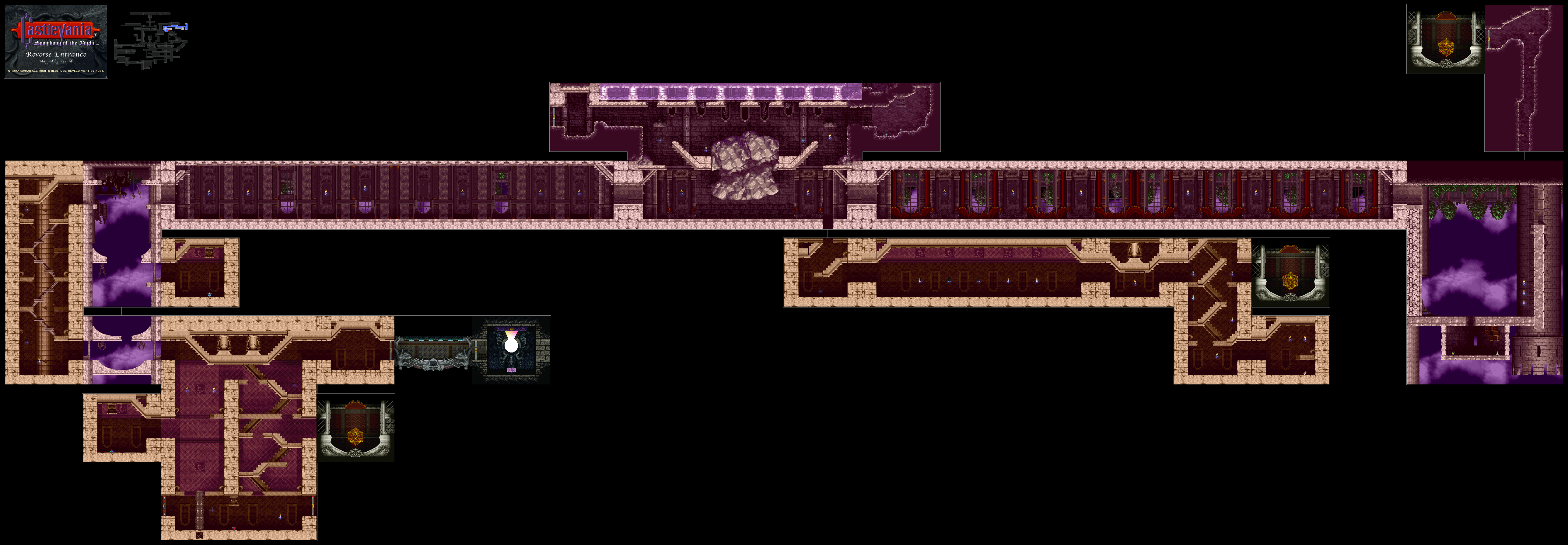 Castlevania Symphony of the Night Maps Castlevania
