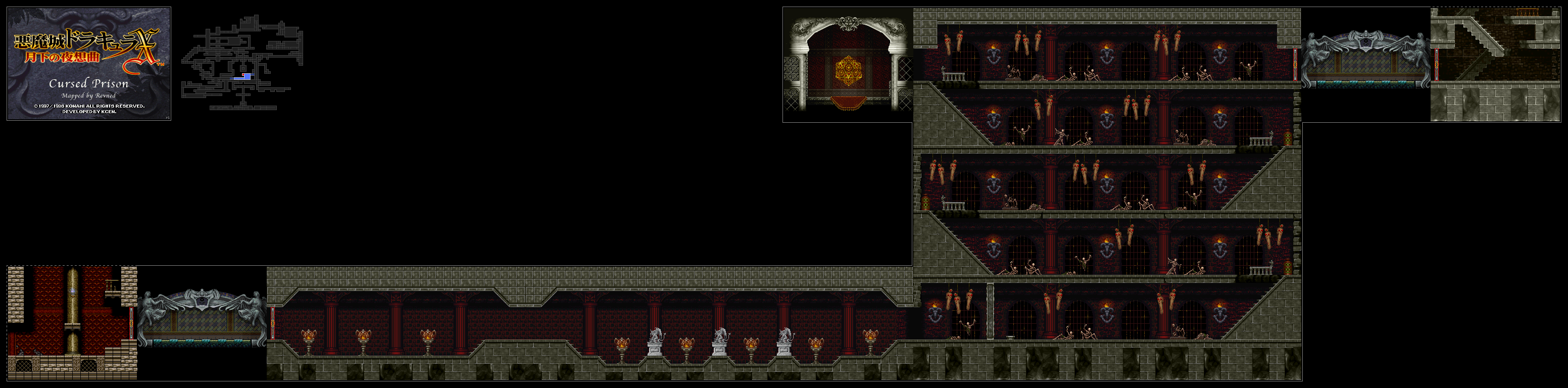 Castlevania Symphony of the Night Maps Castlevania