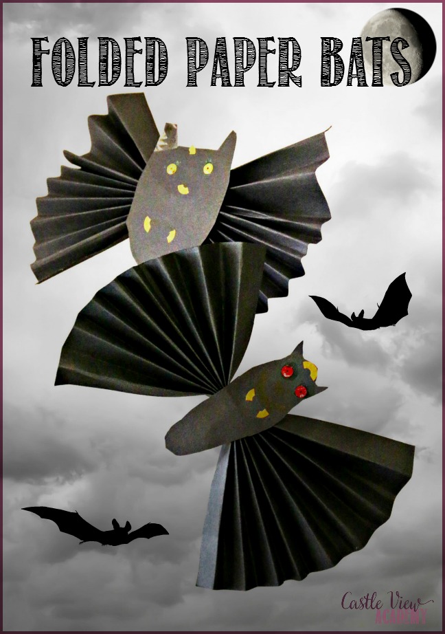Easy Folded Paper Bat Castle View Academy