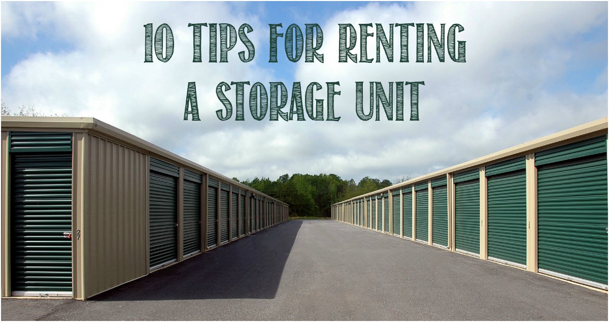 10 Tips For Renting a Storage Unit Castle View Academy