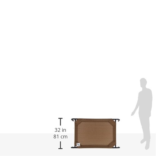 The Original Elevated Pet Bed By Coolaroo Medium Nutmeg