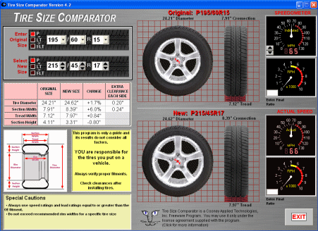 Tire Size Converter