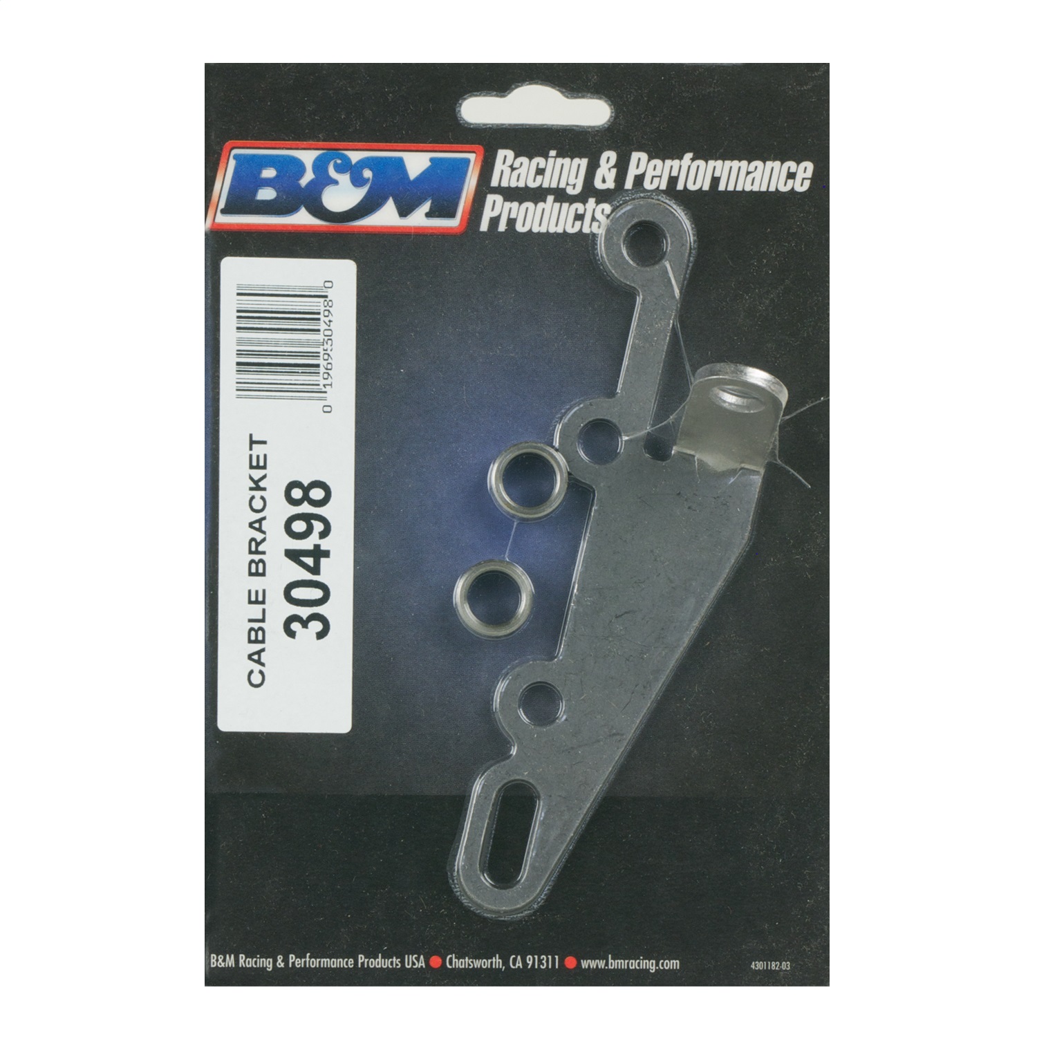 B&M 30498 Transmission Cable Bracket B&M Bandit Shifter TH400/TH350