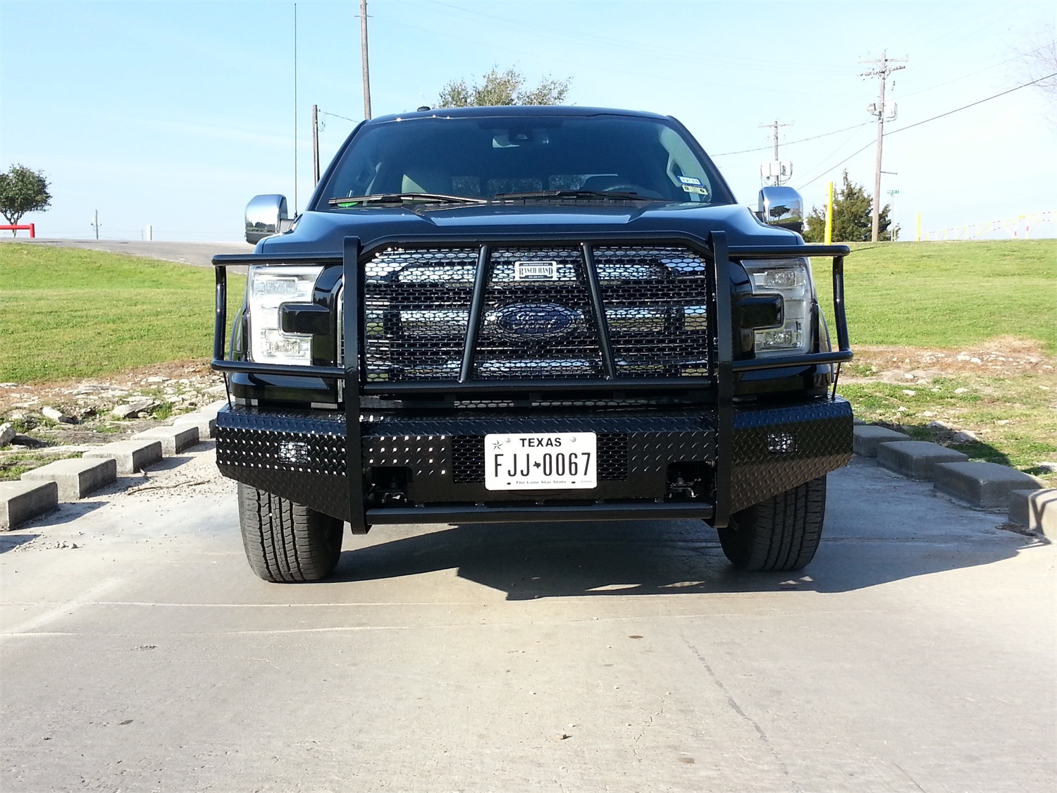 Ranch Hand FSF15HBL1 Summit Series Front Bumper Fits 1517 F150 5.0