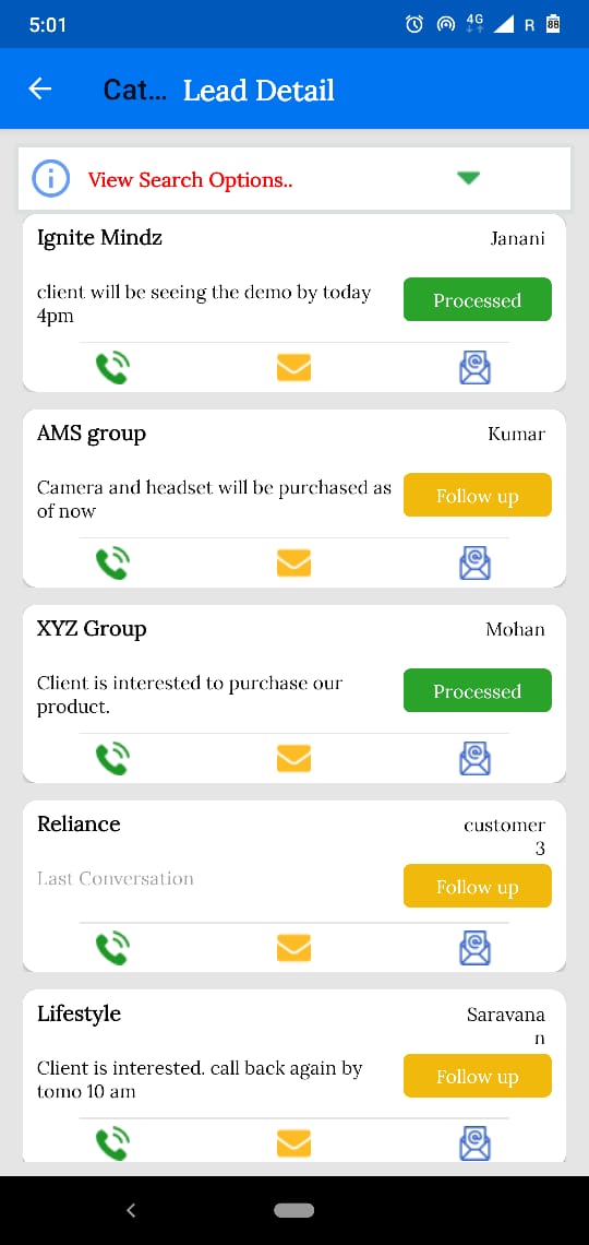 Quotation Software with mobile app in Chennai for business Catalystk