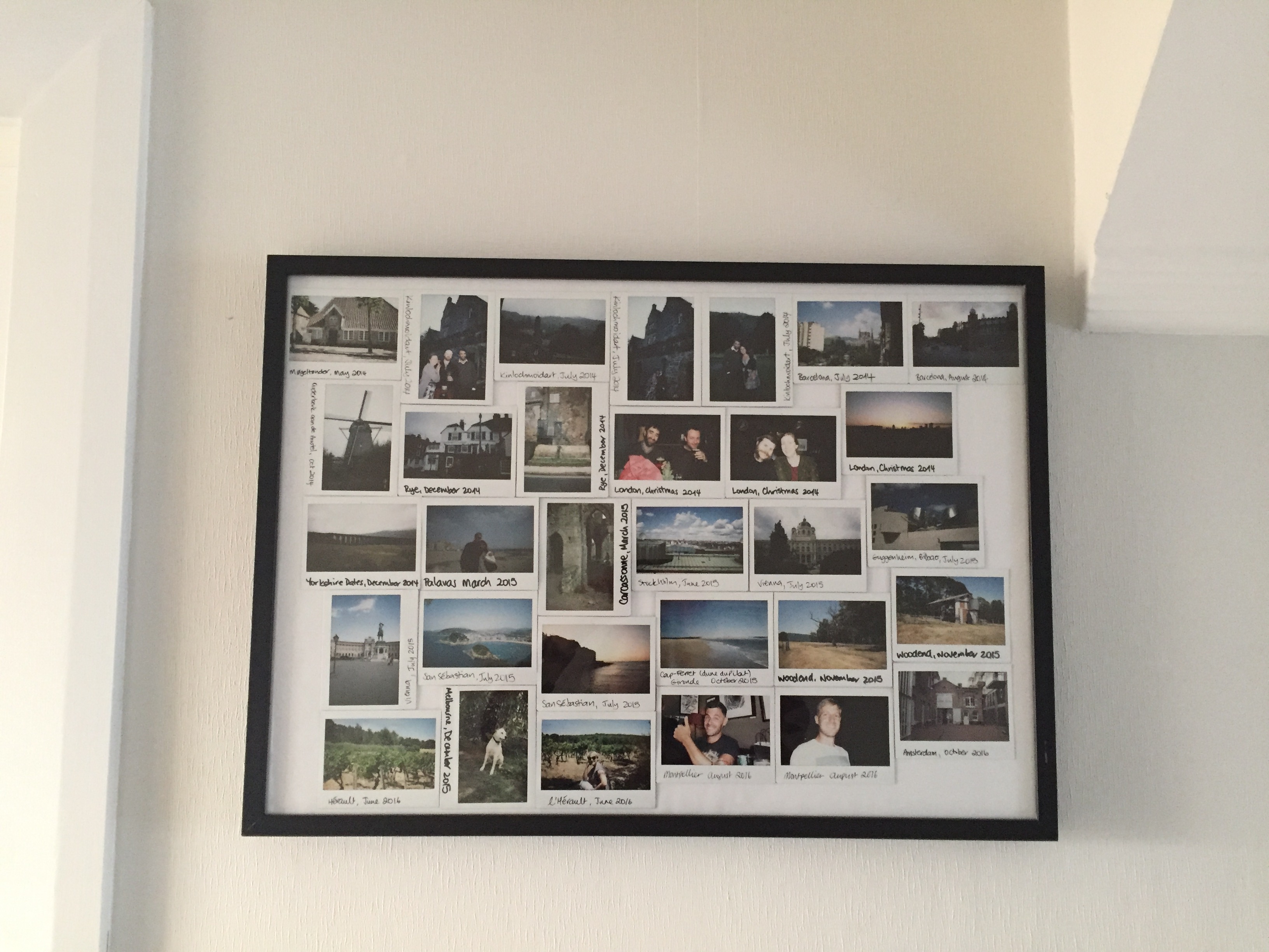 Polaroids in frames (2)