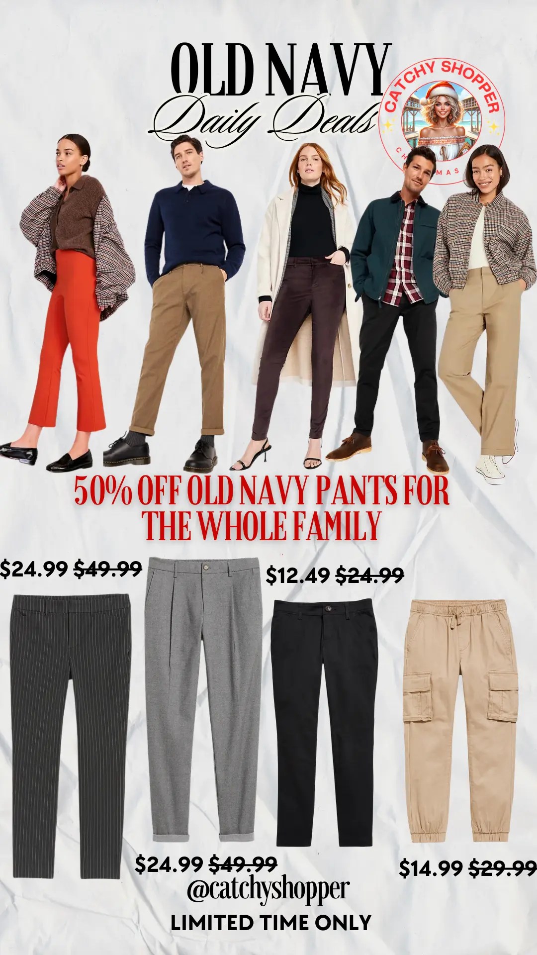 Discover Unbelievable Deals on Old Navy Pants Today! Catchy Shopper