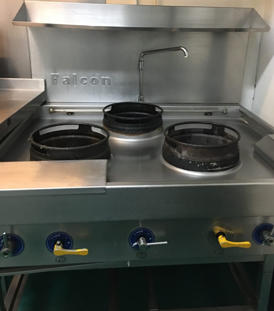 FALCON 3 Burner Wok Range. CaterQuip