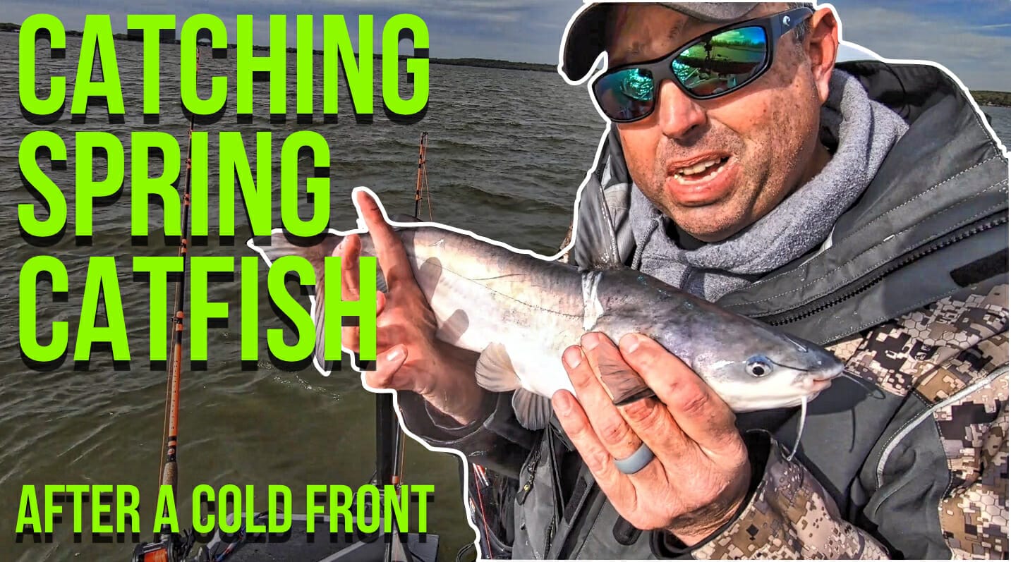 Spring Catfishing Catching Blue Catfish After a Cold Front