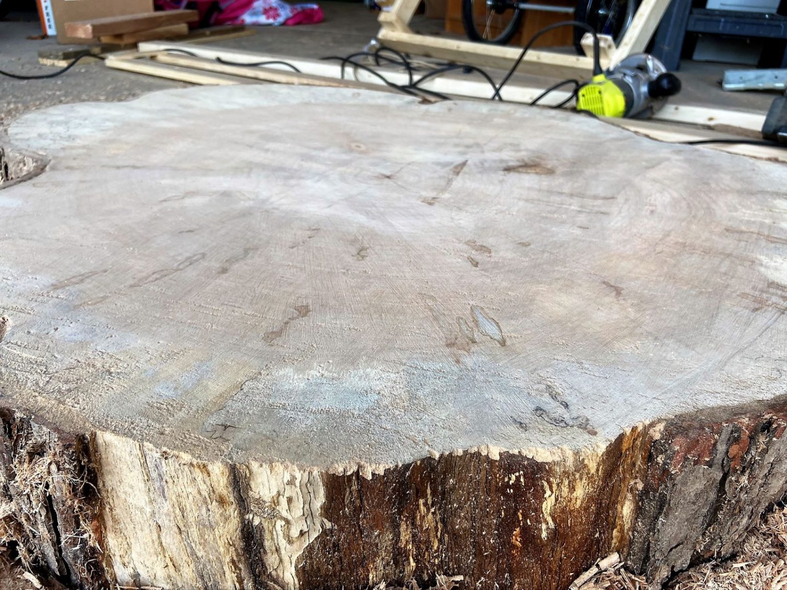 The Easiest Way to Even Out a Wood Slab with Basic Tools