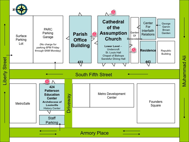Campus Map Cathedral of the Assumption