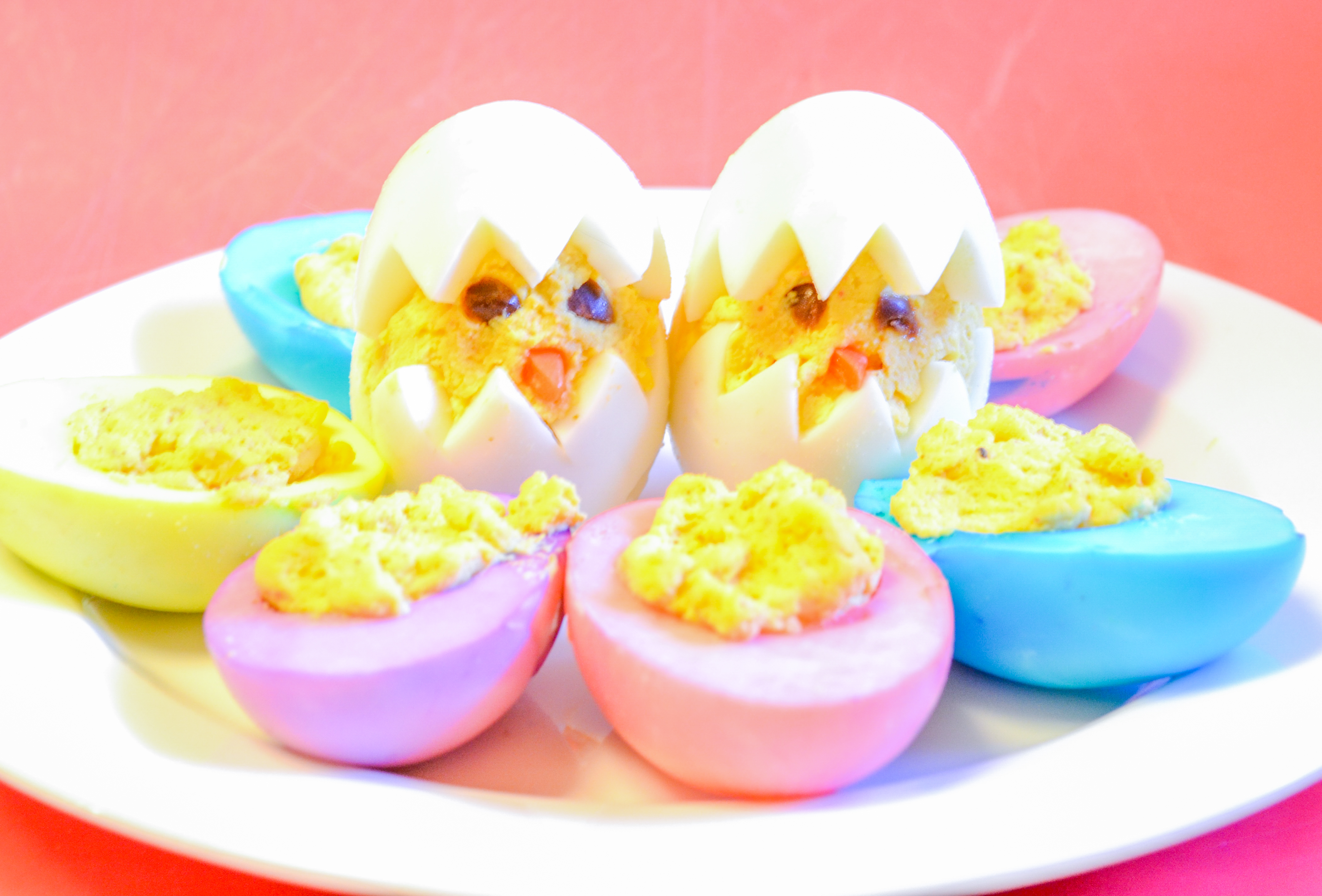 Easter Themed Deviled Eggs Catherine Chicotka