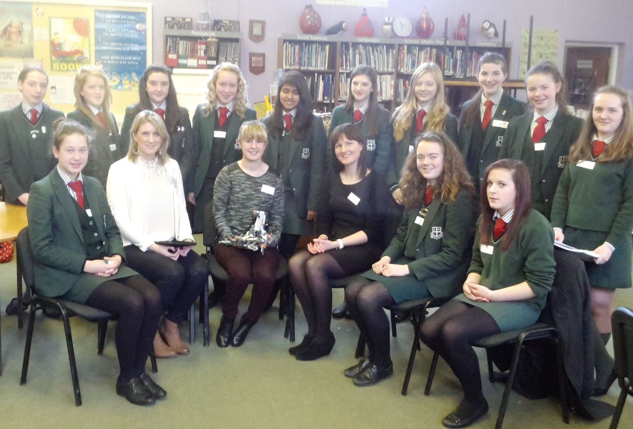 At Coleraine High School, UK, 22nd January, 2014.