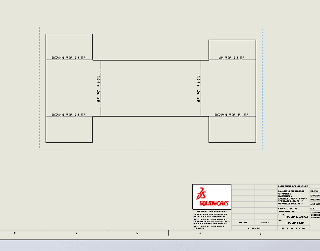 SOLIDWORKS Document Properties and Flat Pattern Colors for Sheet Metal
