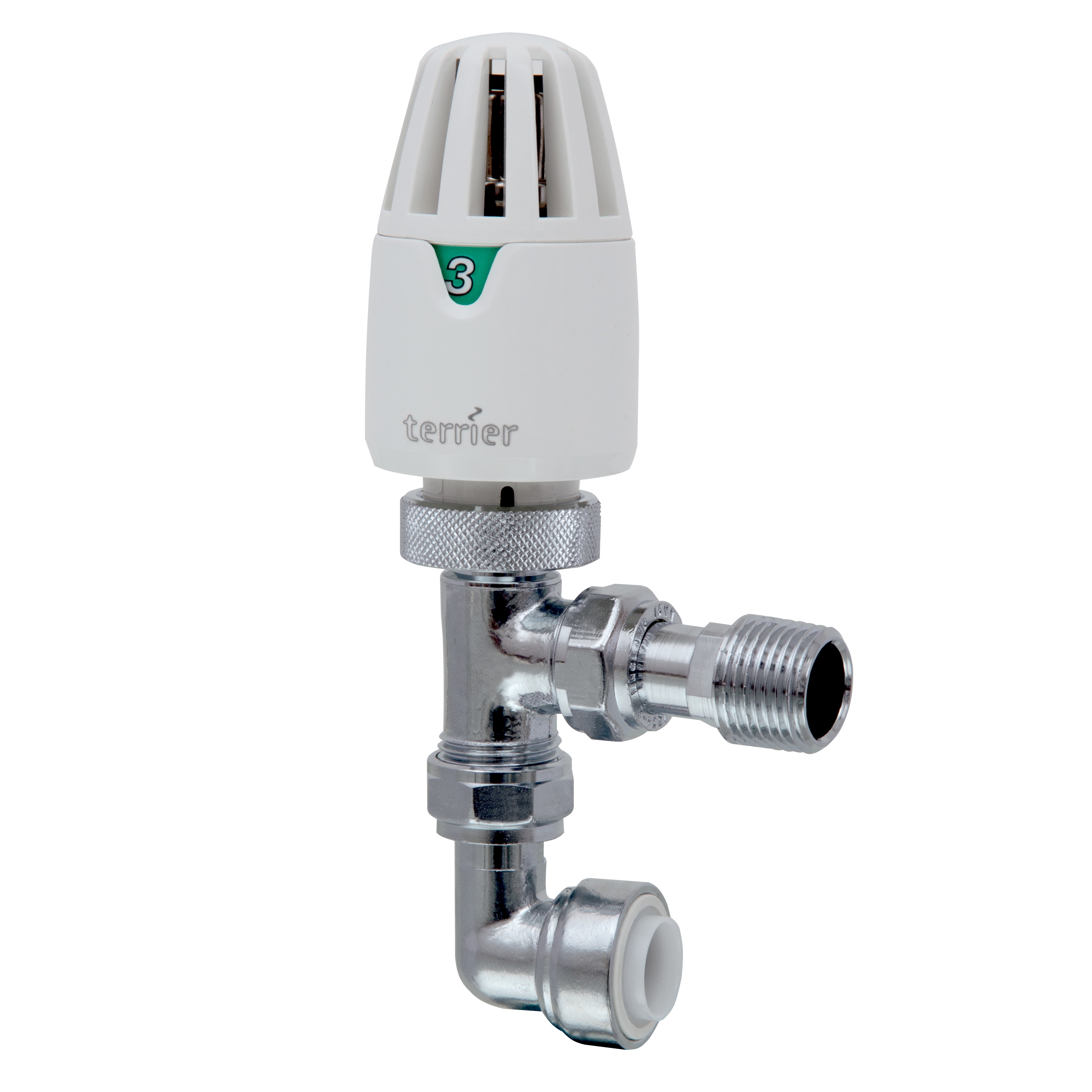 Terrier pushfit thermostatic radiator valves